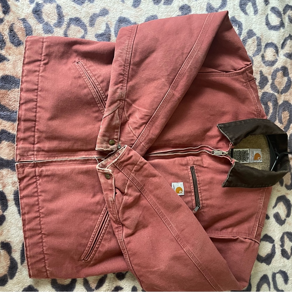 COPY - COPY - Carhartt Brick Red Work Jacket